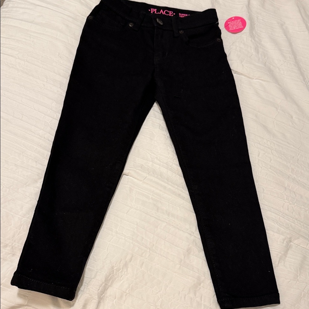 Place Kids Black Jeans